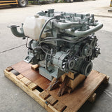 Isuzu 4JB1T supercharged marine diesel engine assembly