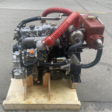 Isuzu 4JB1T supercharged marine diesel engine assembly