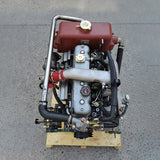 Isuzu 4JB1T supercharged marine diesel engine assembly