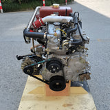 Isuzu 4JB1T supercharged marine diesel engine assembly