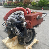 Isuzu 4JB1T supercharged marine diesel engine assembly