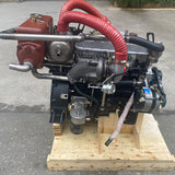 Isuzu 4JB1T supercharged marine diesel engine assembly